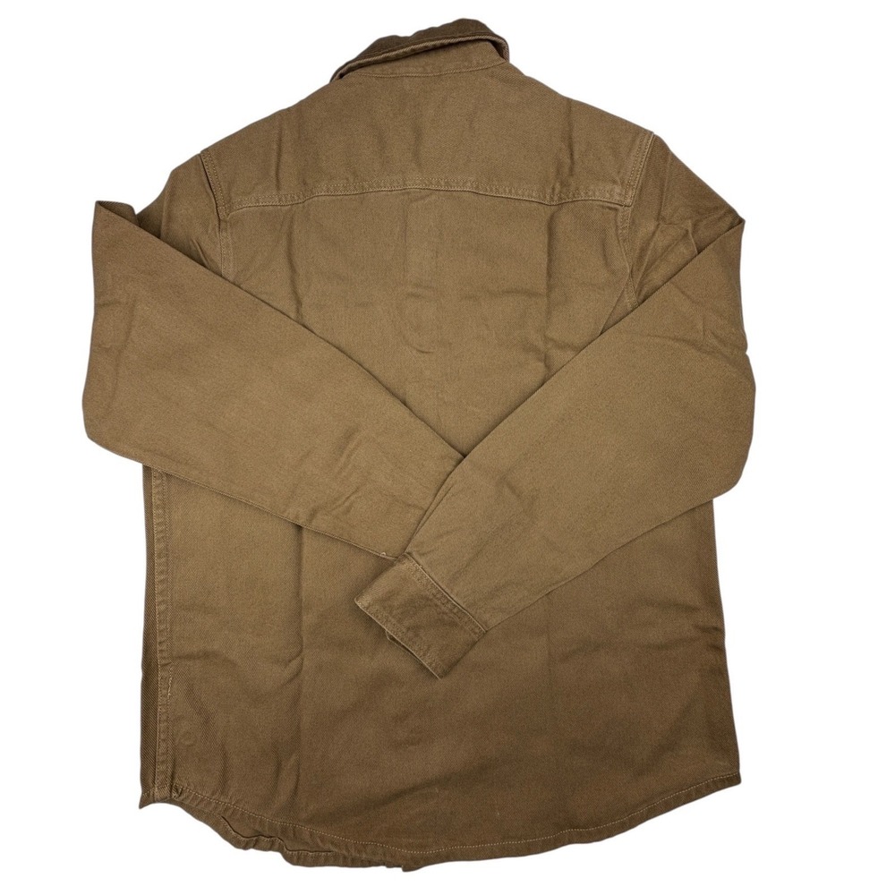 FRYE Barn Shackets Lot of 2 Mens Medium Brown Cotton Corduroy Collar Jackets NEW - Picture 4 of 12